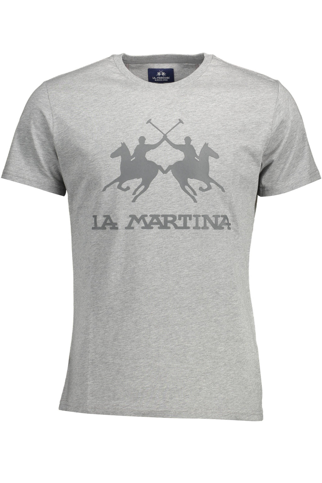 LA MARTINA SHORT SLEEVE T-SHIRT MEN GREY