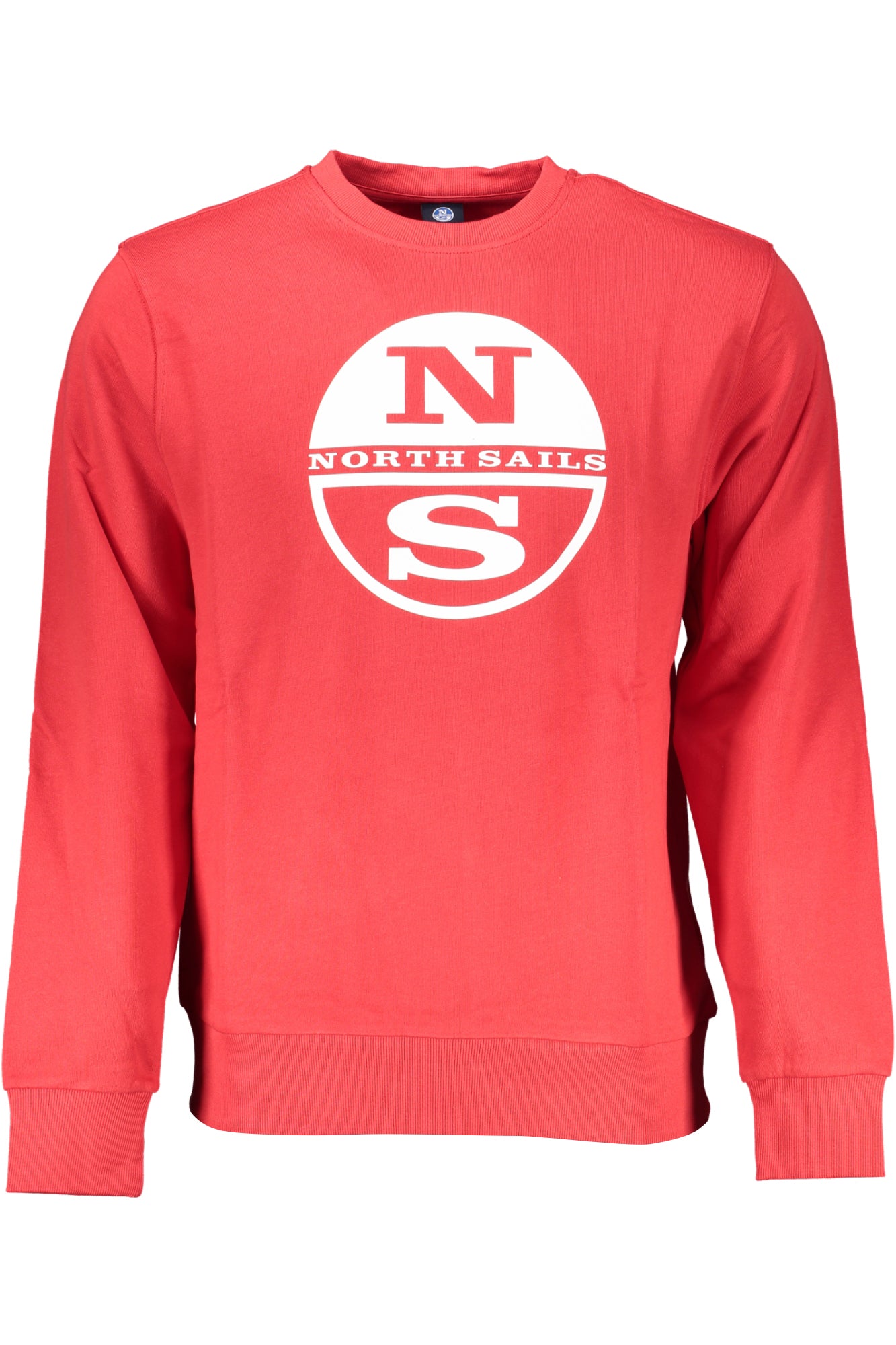 NORTH SAILS MEN'S RED ZIP-OUT SWEATSHIRT