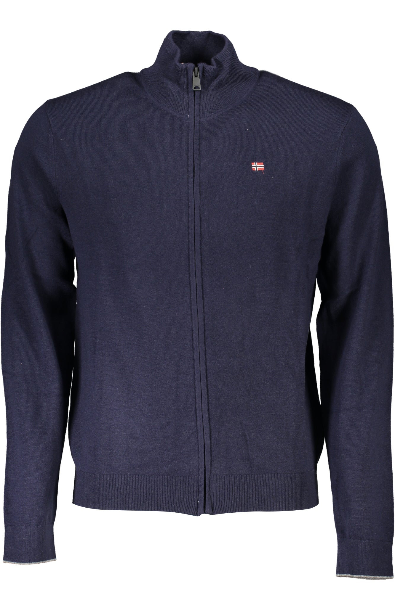 NAPAPIJRI MEN'S BLUE CARDIGAN