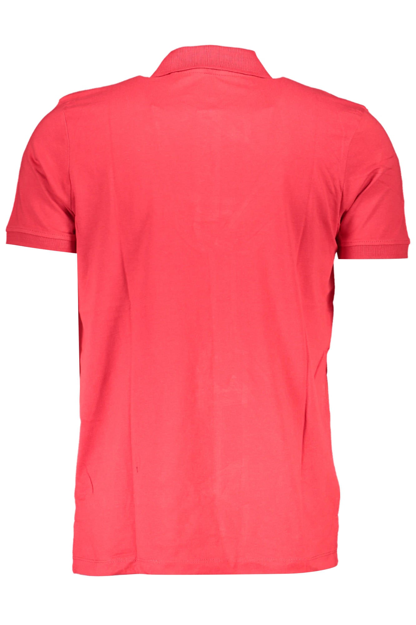 GIAN MARCO VENTURI MEN'S SHORT SLEEVE POLO SHIRT RED