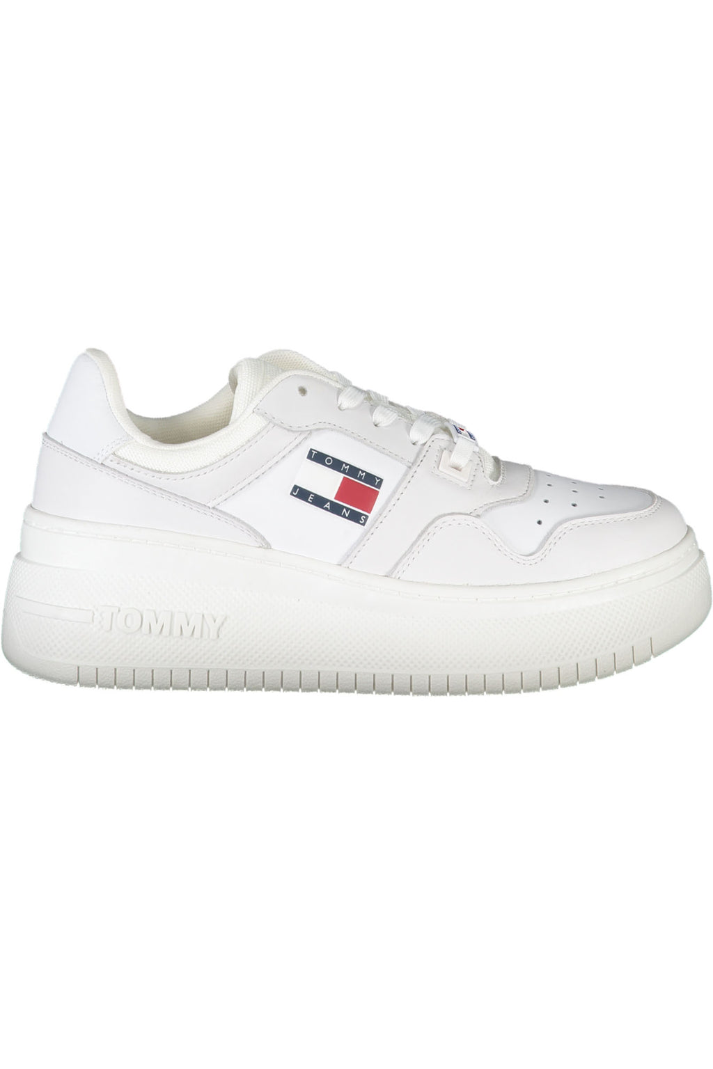 TOMMY HILFIGER WHITE WOMEN'S SPORTS SHOES