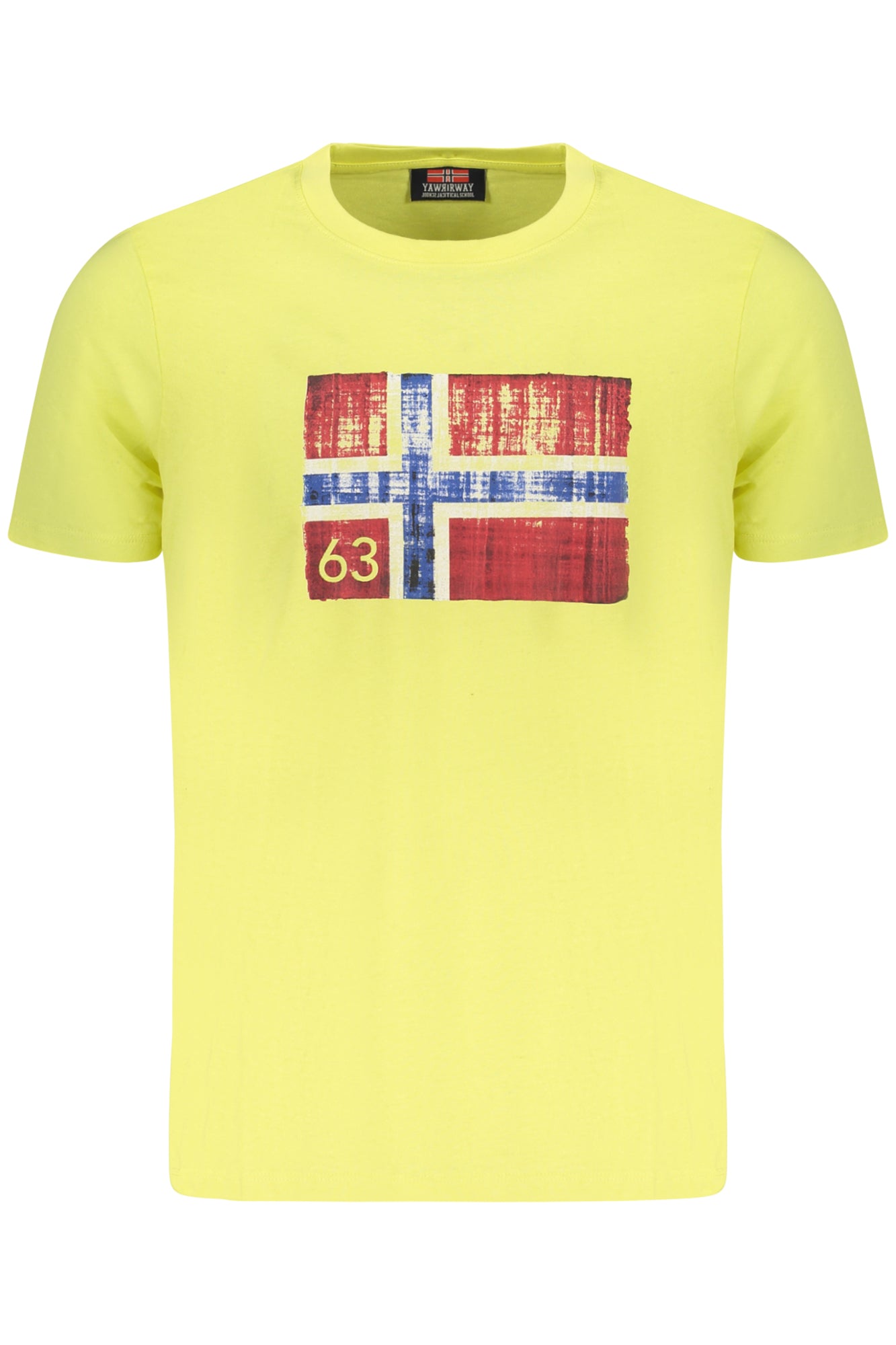 NORWAY 1963 YELLOW MEN'S SHORT SLEEVE T-SHIRT