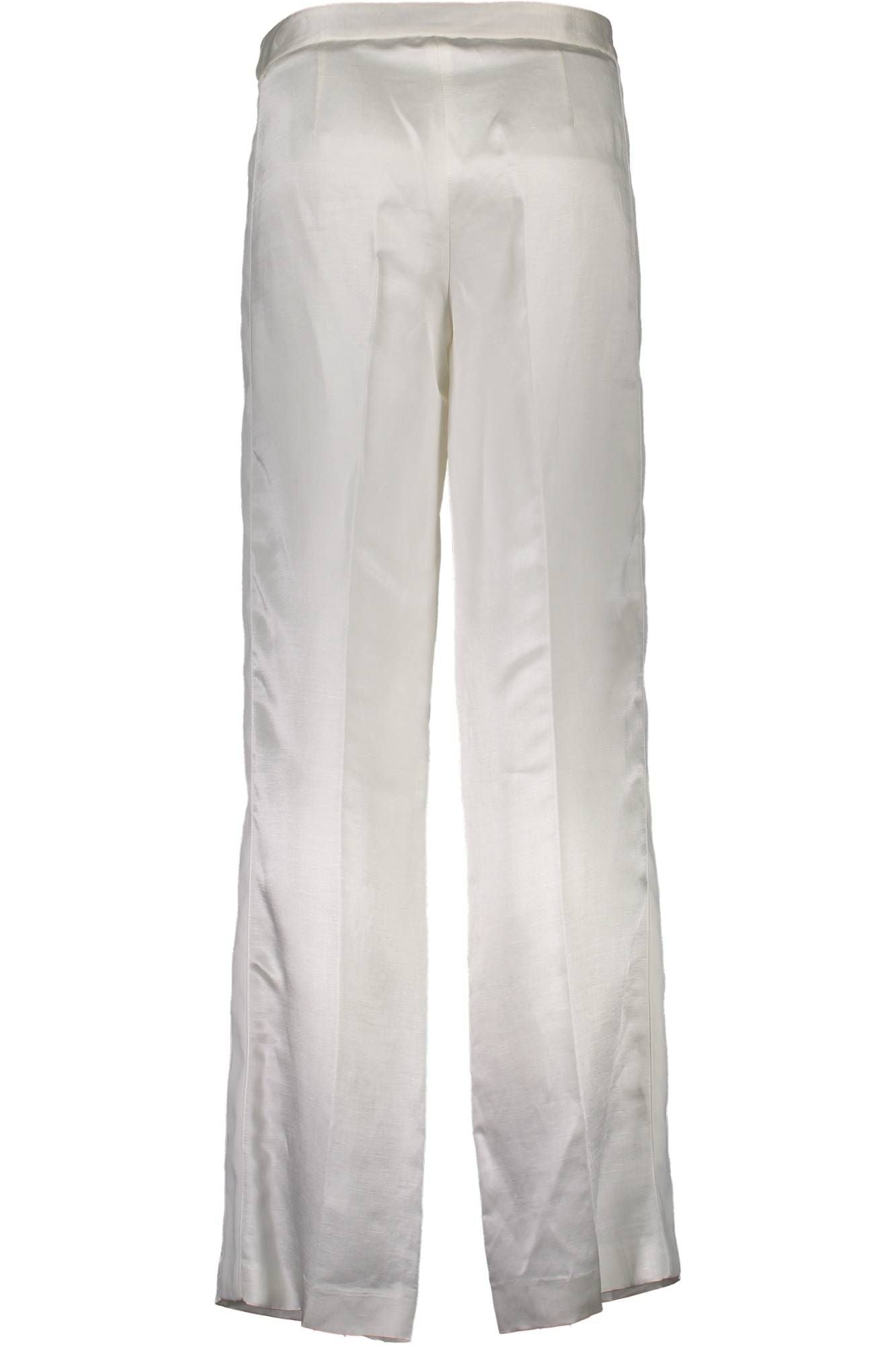 JUST CAVALLI WOMEN'S WHITE TROUSERS