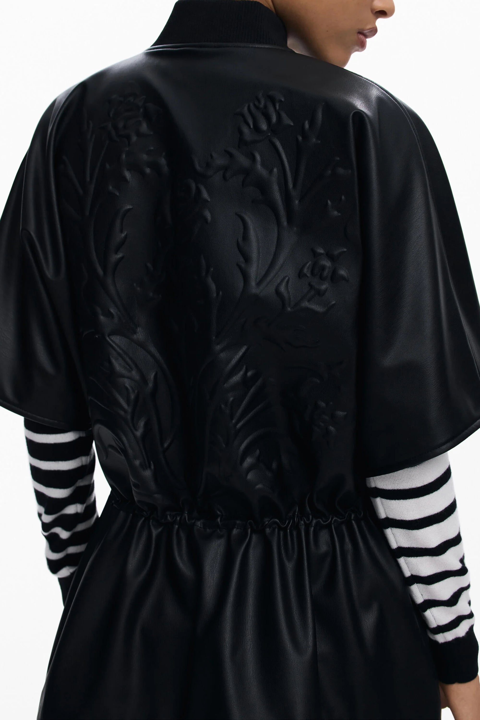 DESIGUAL PONCHO WOMEN'S BLACK