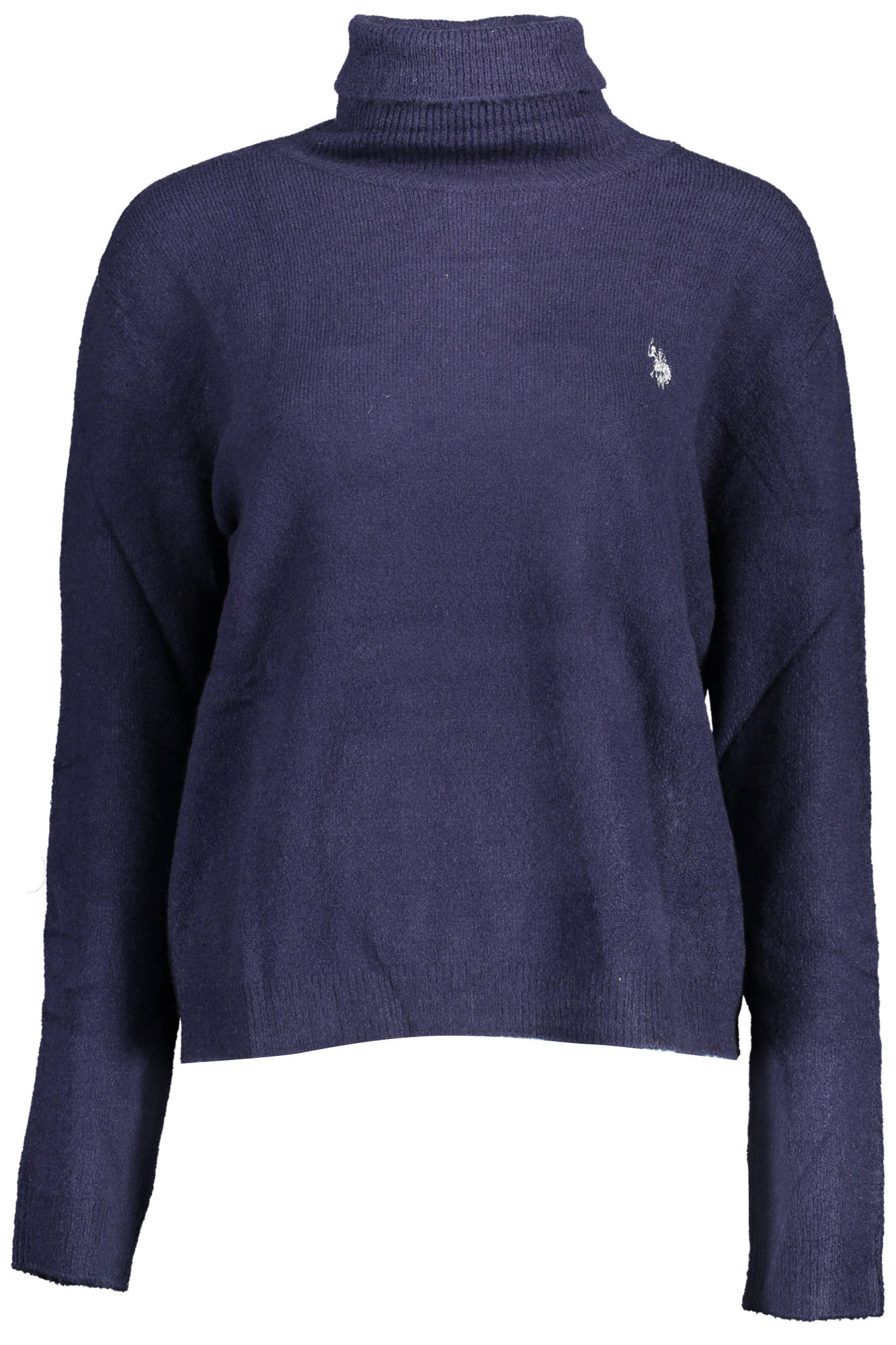 US BLUE WOMEN'S POLO SWEATER