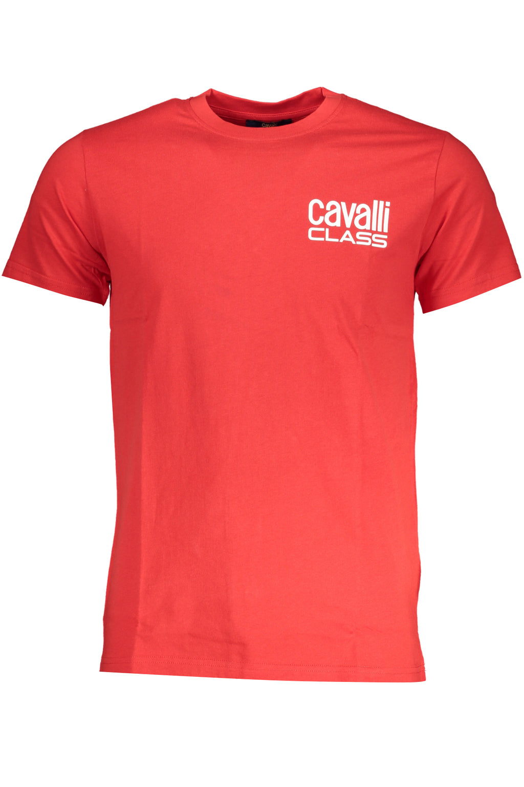 CAVALLI CLASS MEN'S SHORT SLEEVE T-SHIRT RED