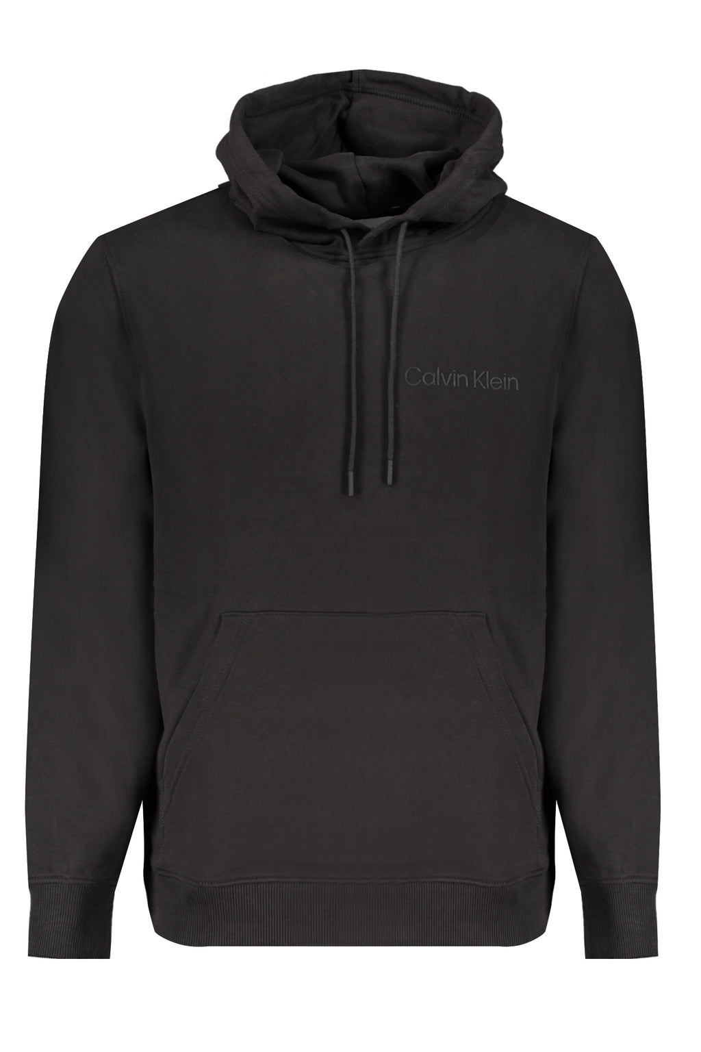 CALVIN KLEIN MEN'S BLACK ZIP-OUT SWEATSHIRT