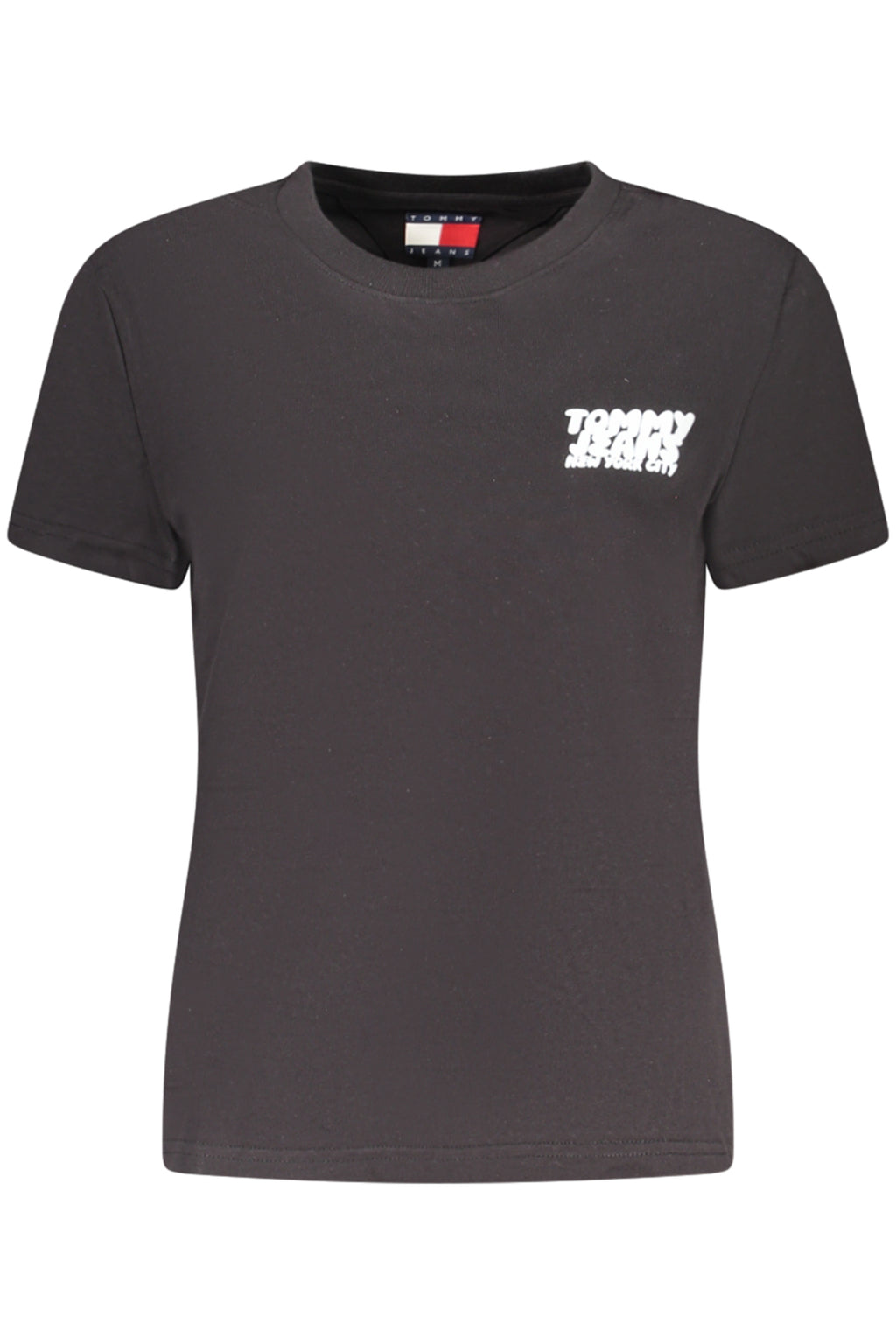 TOMMY HILFIGER SHORT SLEEVE T-SHIRT WOMEN BLACK