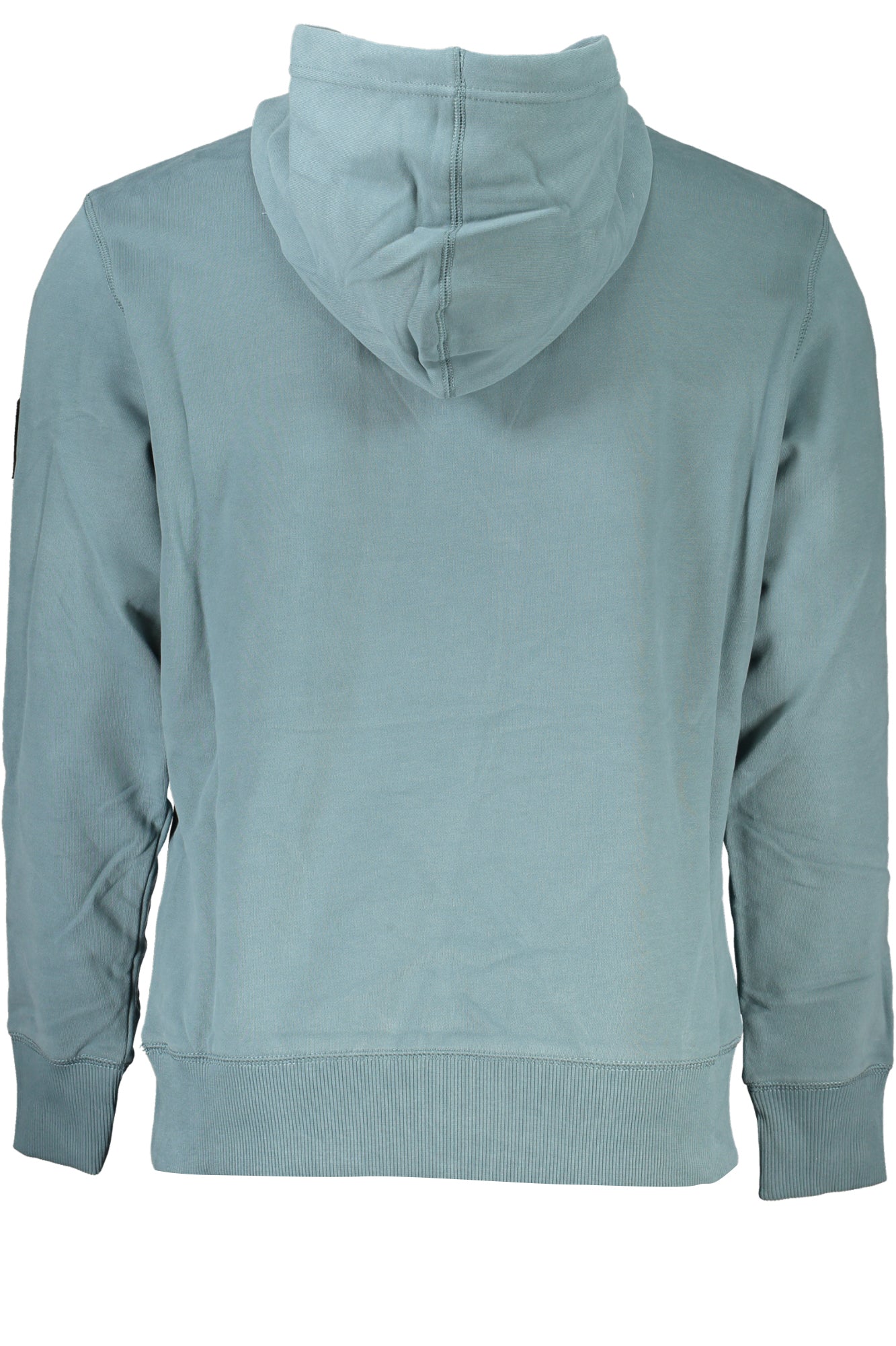 CALVIN KLEIN MEN'S GREEN ZIPLESS SWEATSHIRT