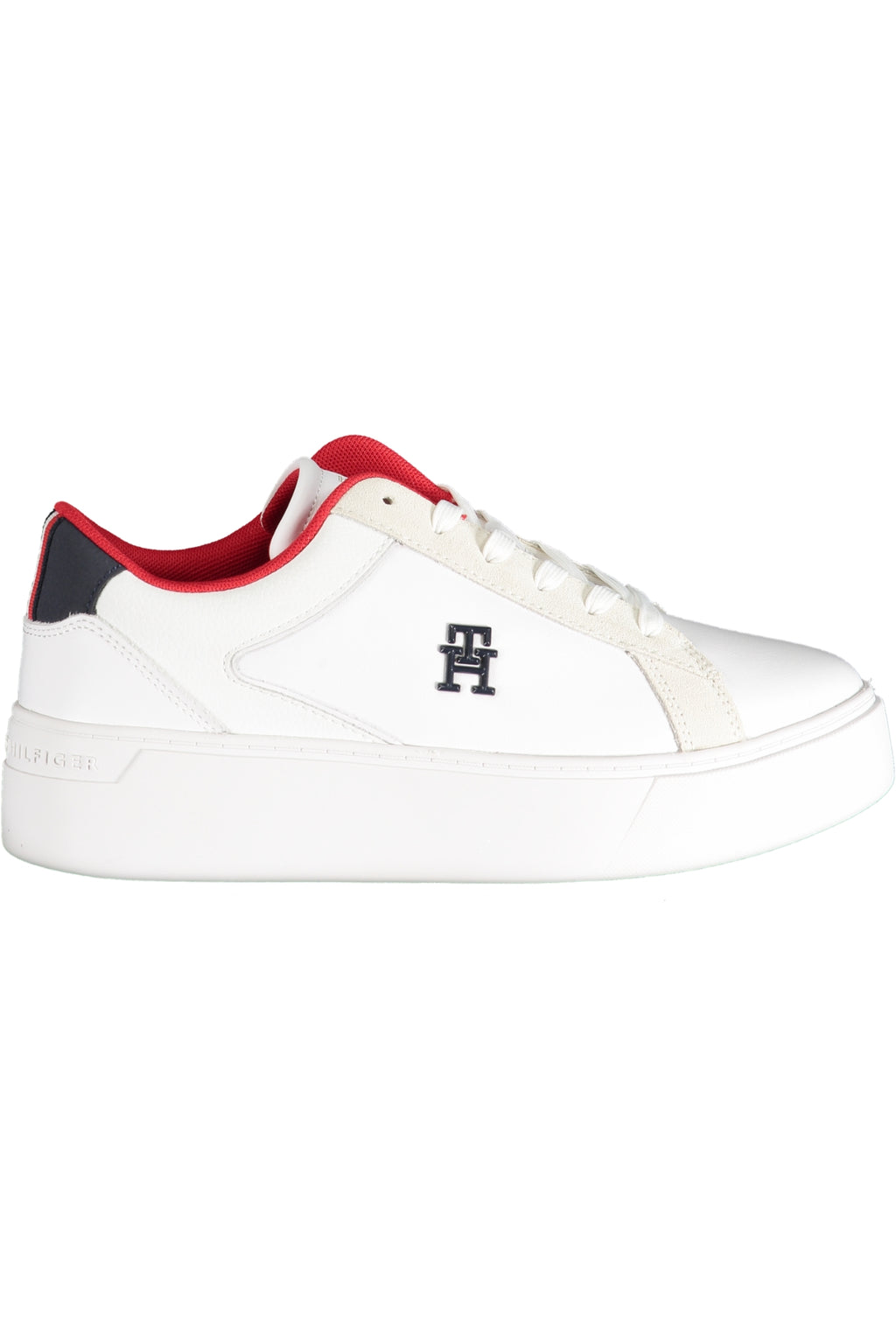 TOMMY HILFIGER WHITE WOMEN'S SPORTS SHOES
