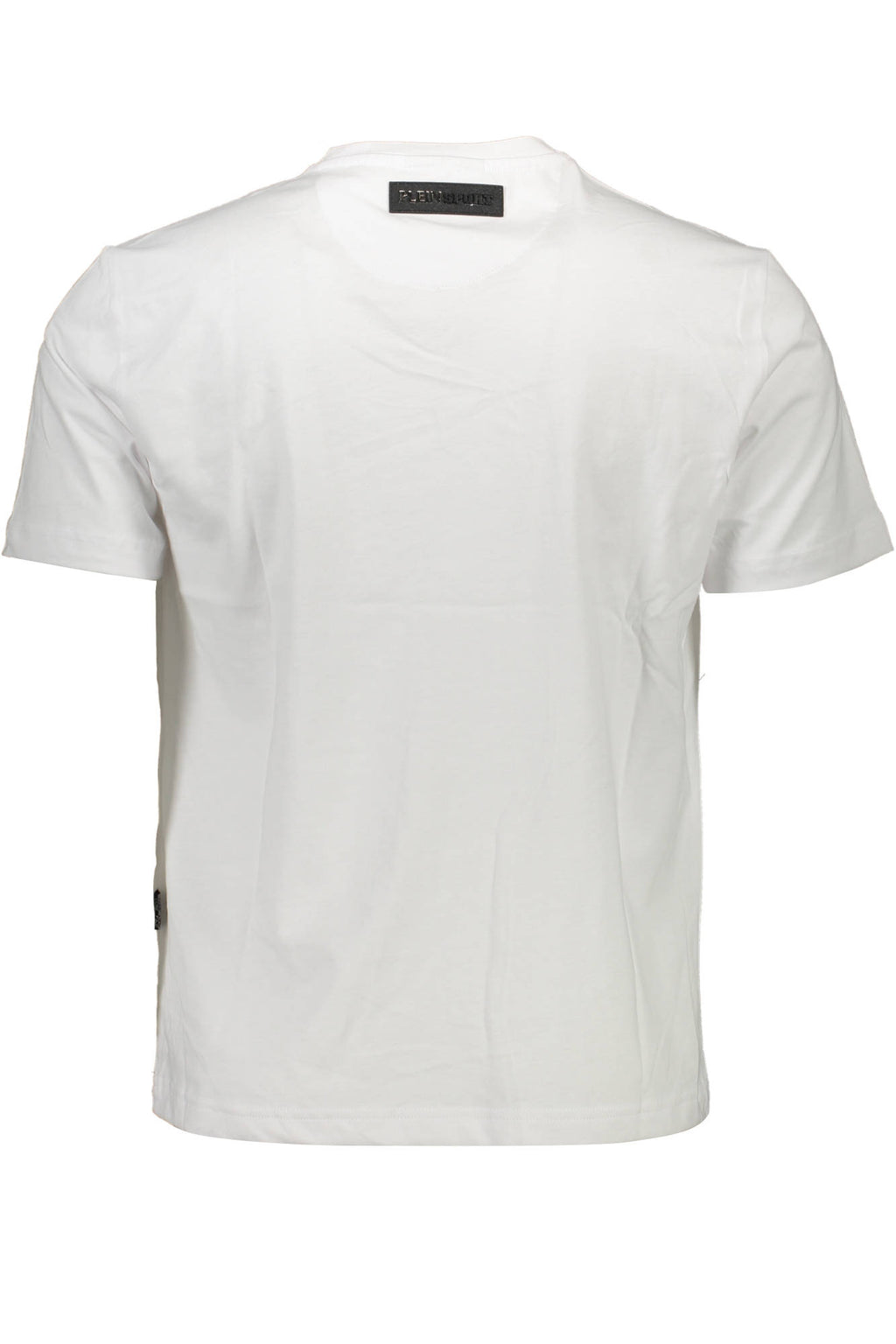PLEIN SPORT WHITE MEN'S SHORT SLEEVE T-SHIRT