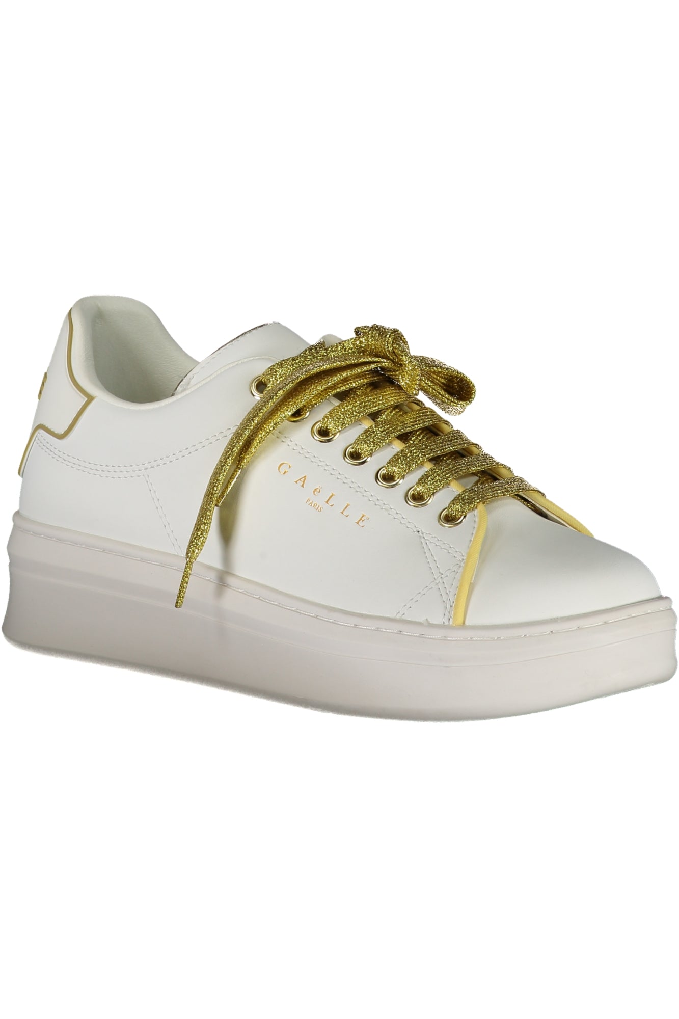 GAELLE PARIS WHITE WOMEN'S SPORTS SHOES