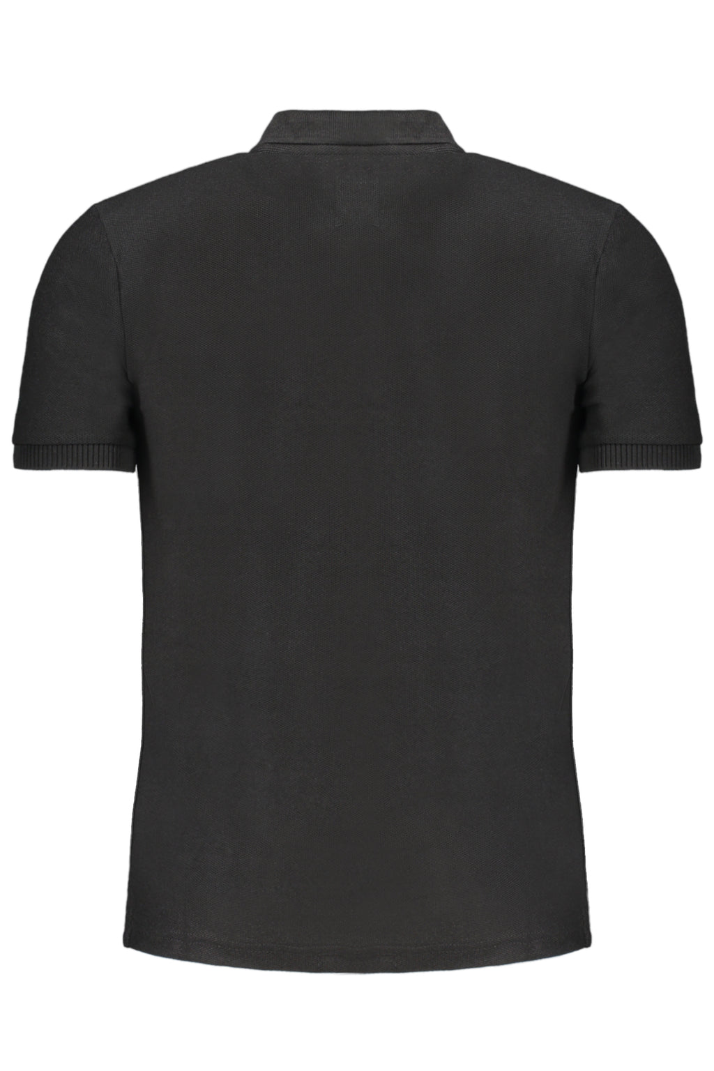GIAN MARCO VENTURI MEN'S BLACK SHORT SLEEVED POLO SHIRT