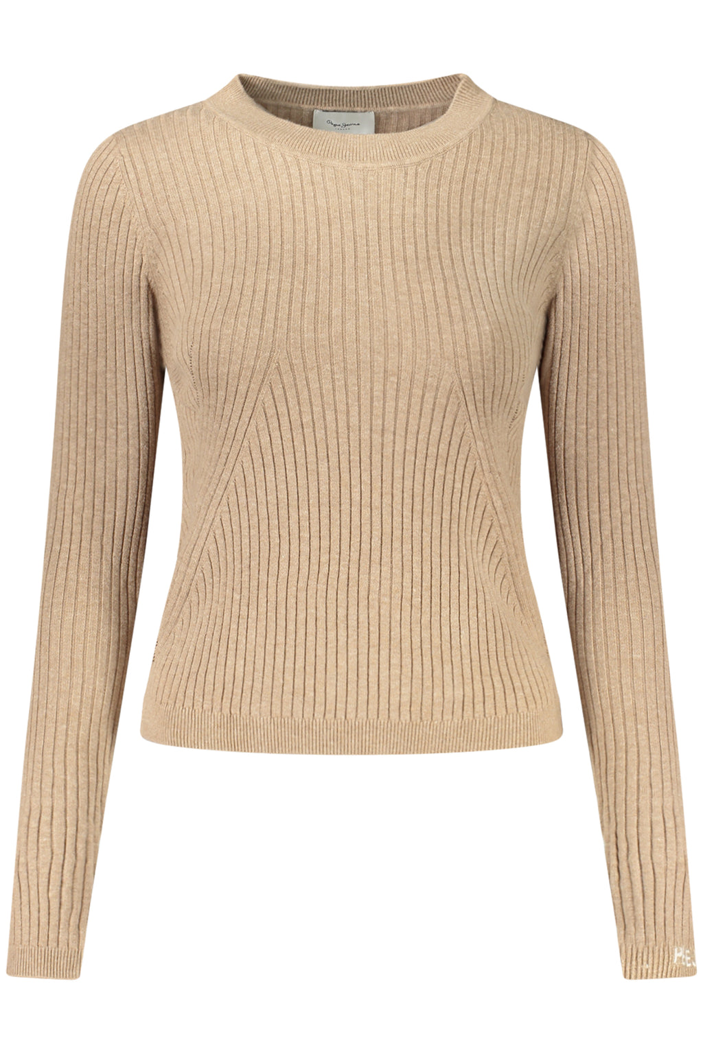 PEPE JEANS WOMEN'S BEIGE SWEATER