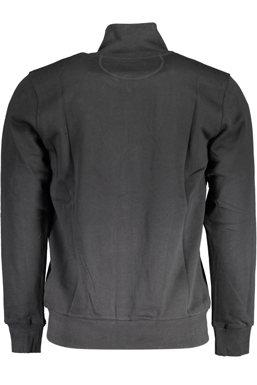 LA MARTINA MEN'S BLACK ZIPPED SWEATSHIRT