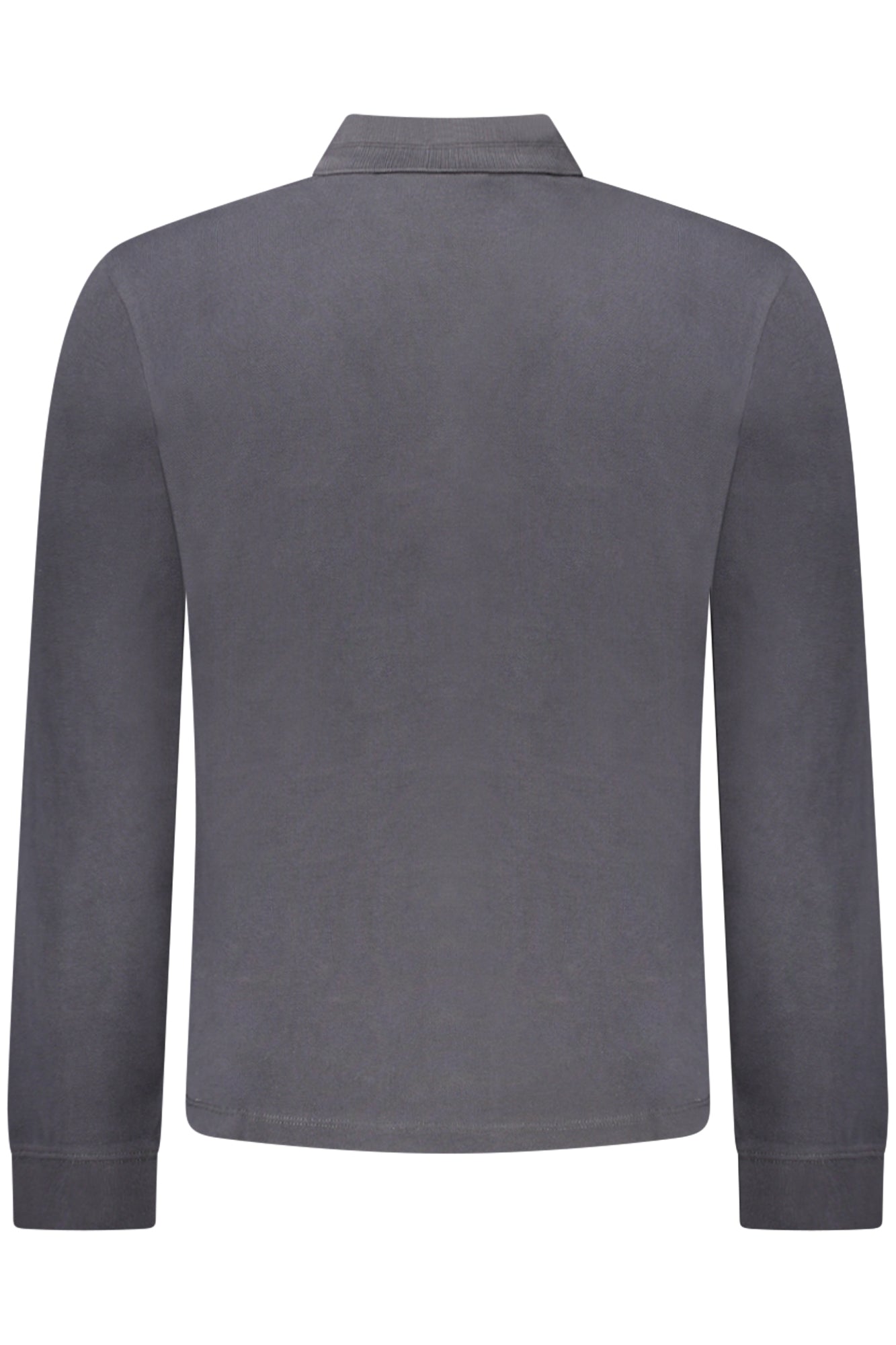 NAPAPIJRI MEN'S LONG-SLEEVED POLO SHIRT BLACK