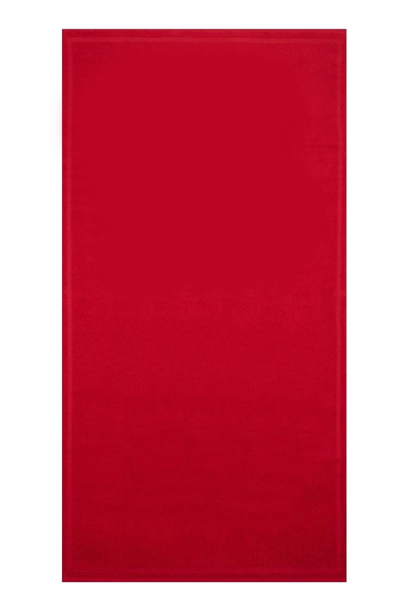 ICEBERG MEN'S RED BEACH TOWEL