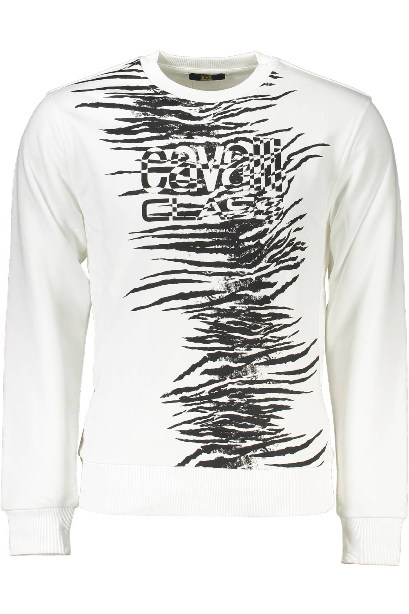 CAVALLI CLASS SWEATSHIRT WITHOUT ZIP MEN WHITE
