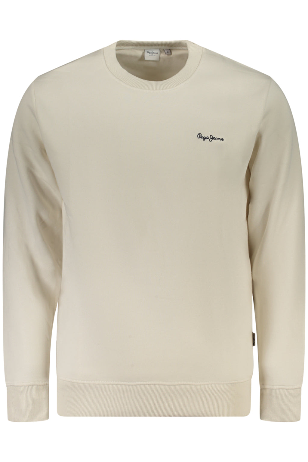 PEPE JEANS MEN'S WHITE ZIP-UP SWEATSHIRT