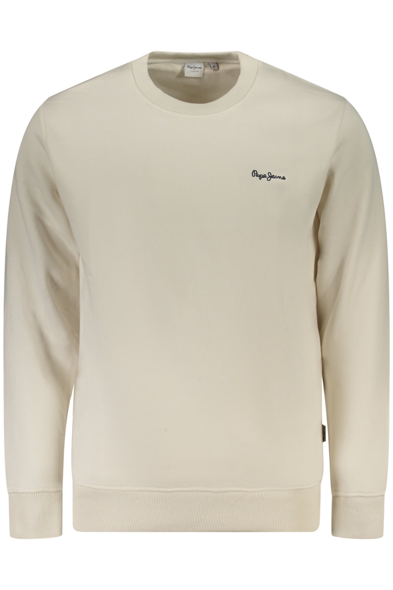 PEPE JEANS MEN'S WHITE ZIP-UP SWEATSHIRT