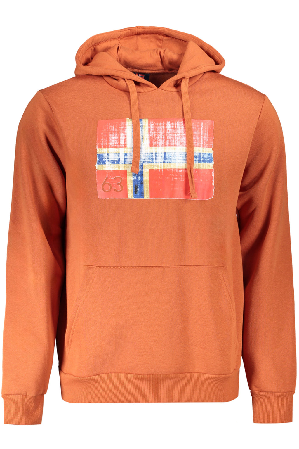 NORWAY 1963 MEN'S BROWN ZIP-UP SWEATSHIRT