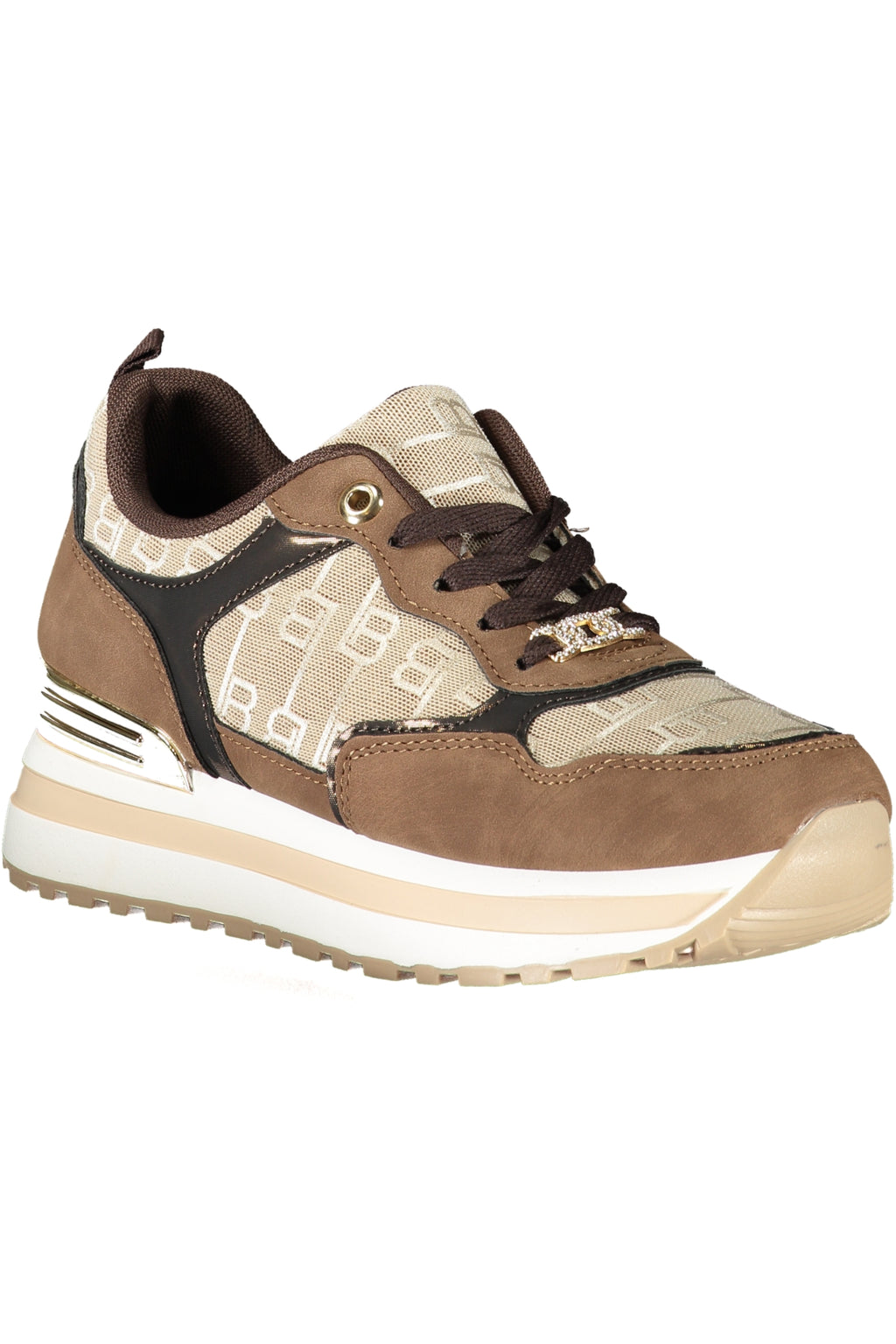 LAURA BIAGIOTTI WOMEN'S BROWN SPORTS SHOES