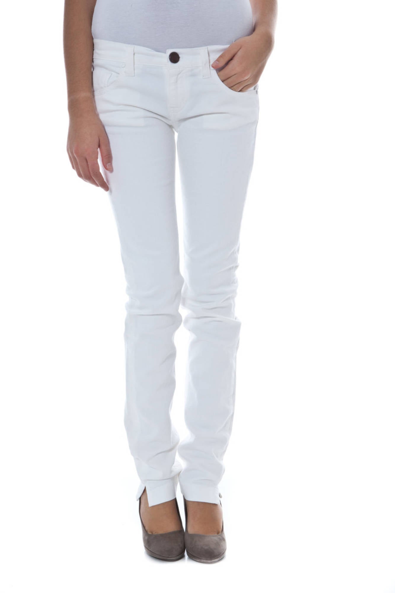 PHARD WOMEN'S WHITE PANTS