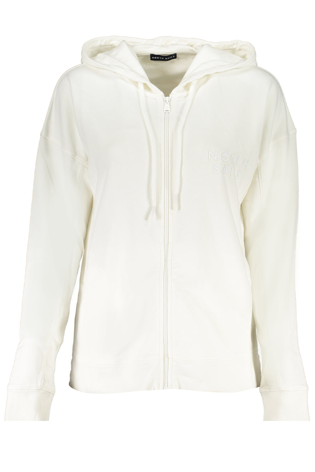 NORTH SAILS WOMEN'S ZIP SWEATSHIRT WHITE