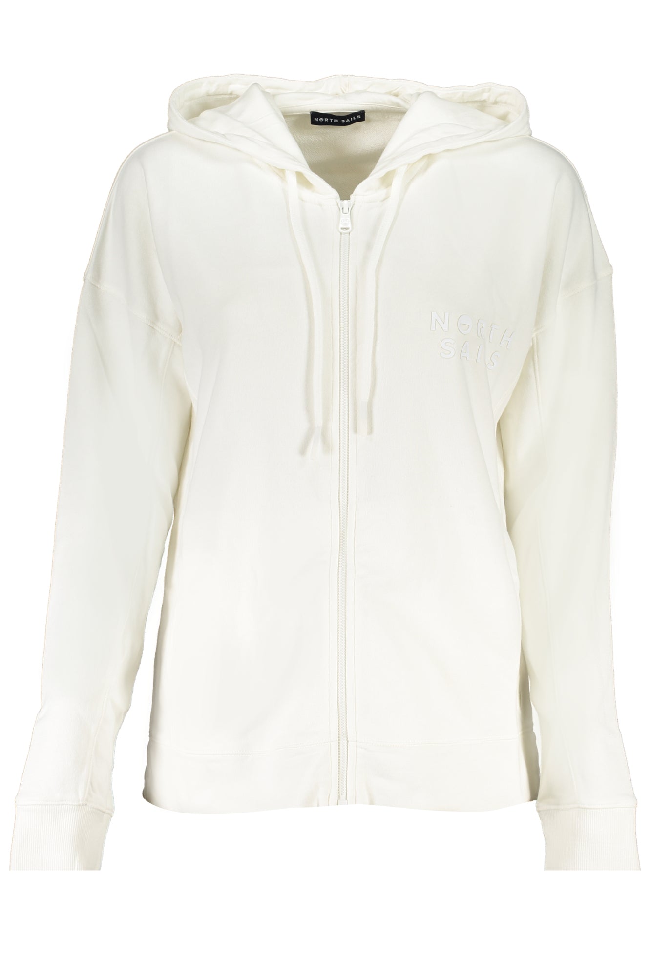 NORTH SAILS WOMEN'S ZIP SWEATSHIRT WHITE