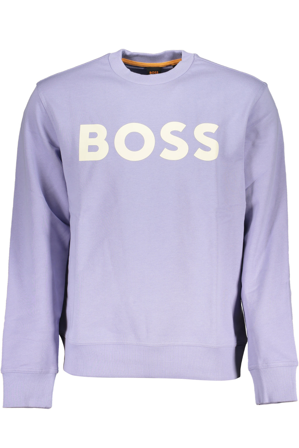 HUGO BOSS MEN'S PURPLE ZIPLESS SWEATSHIRT