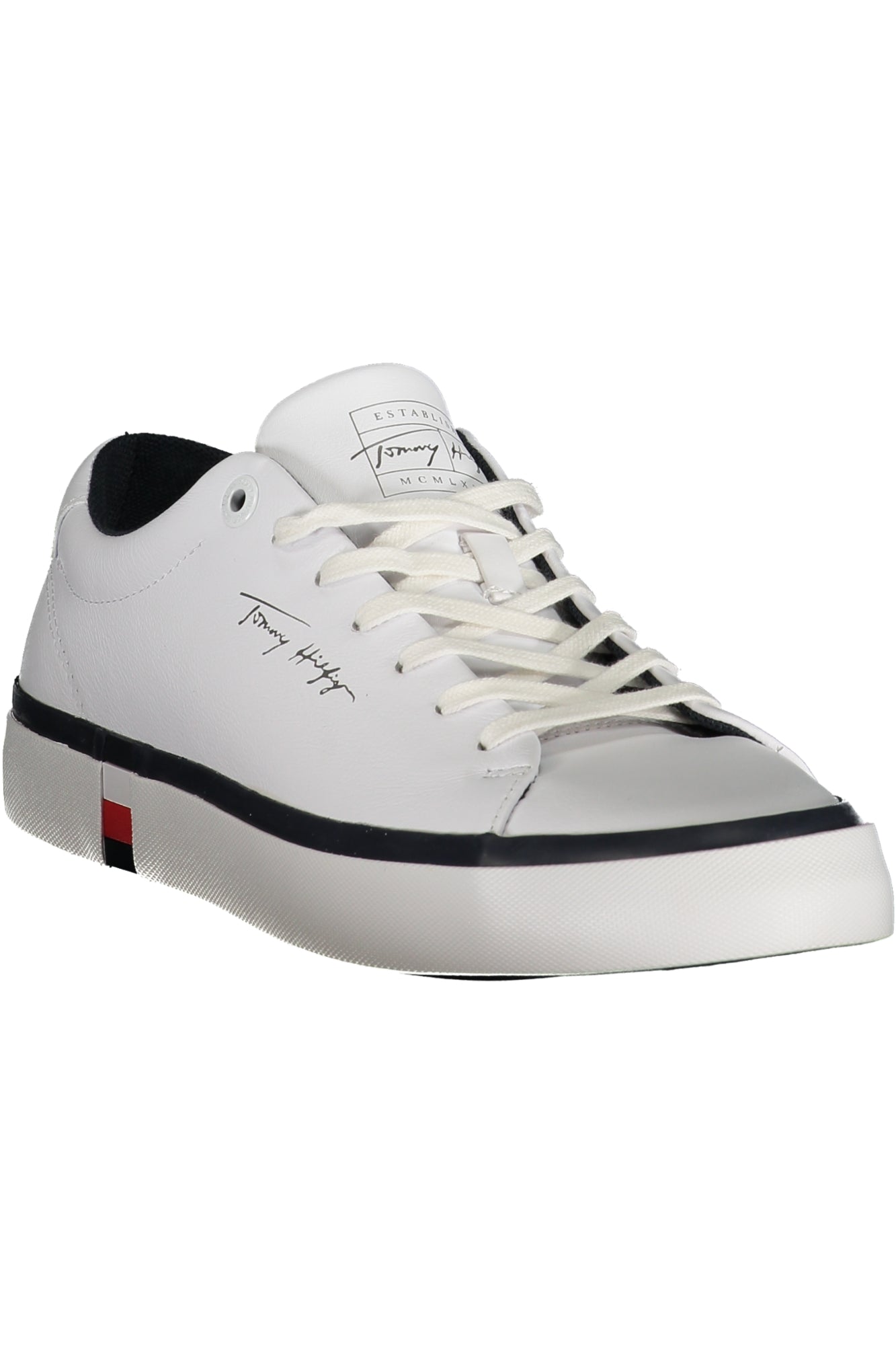 TOMMY HILFIGER MEN'S WHITE SPORTS SHOES