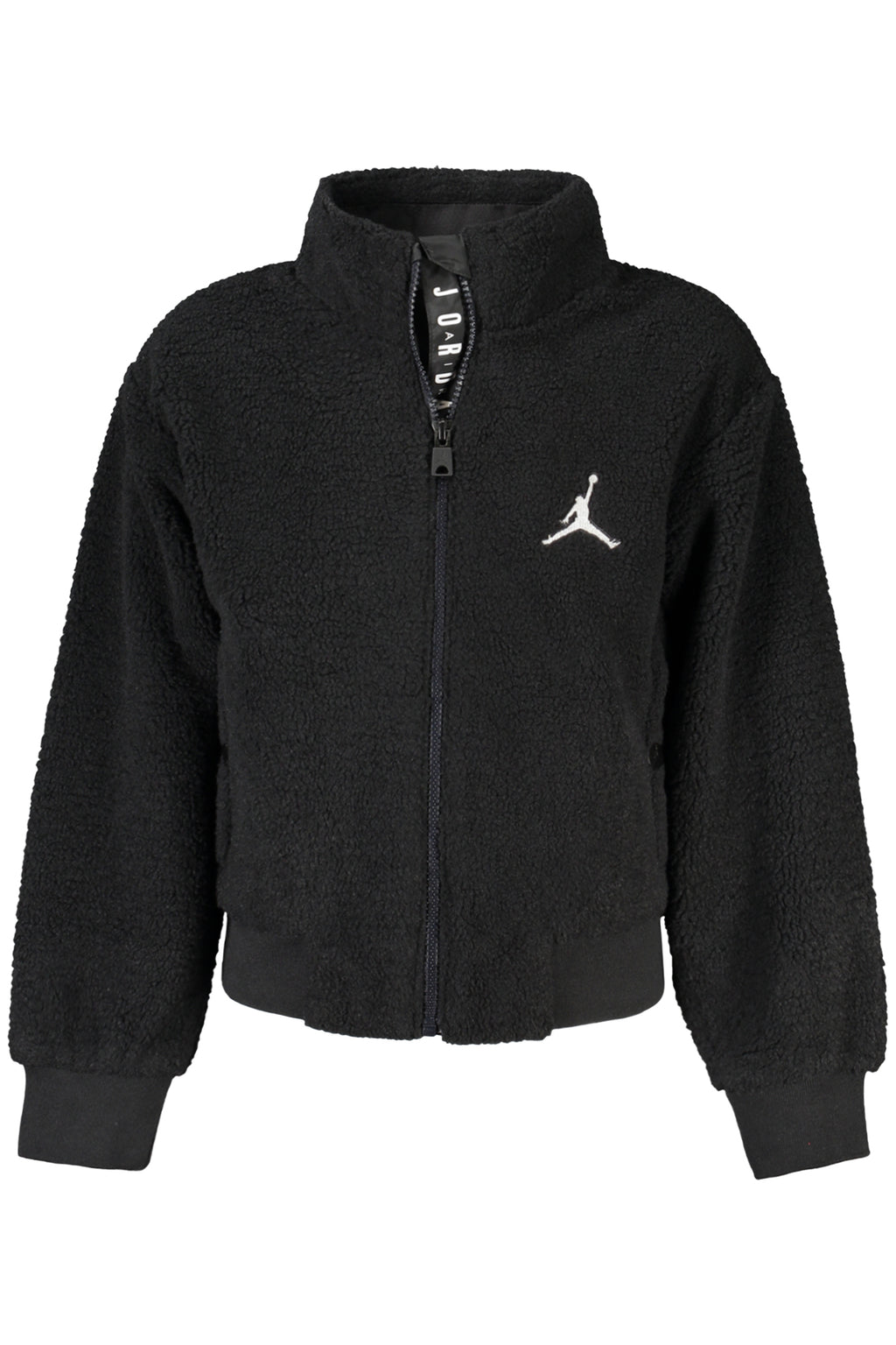 JORDAN WOMEN'S BLACK ZIP-UP SWEATSHIRT