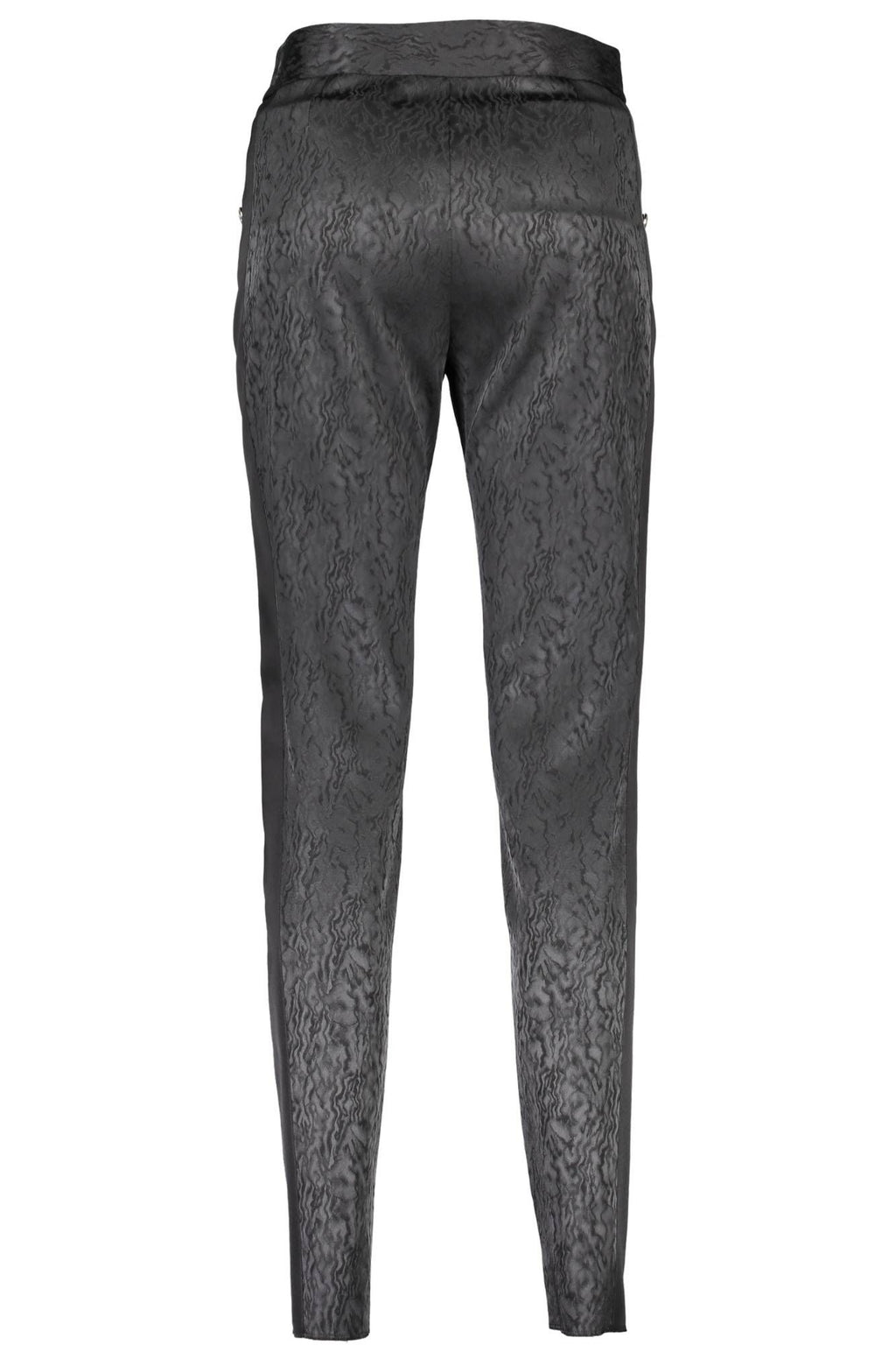JUST CAVALLI WOMEN'S BLACK TROUSERS