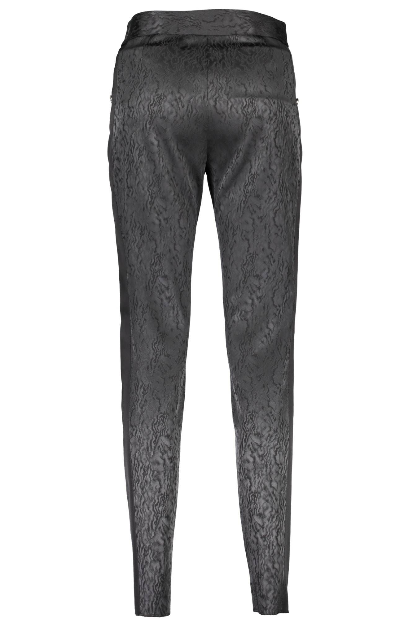 JUST CAVALLI WOMEN'S BLACK TROUSERS
