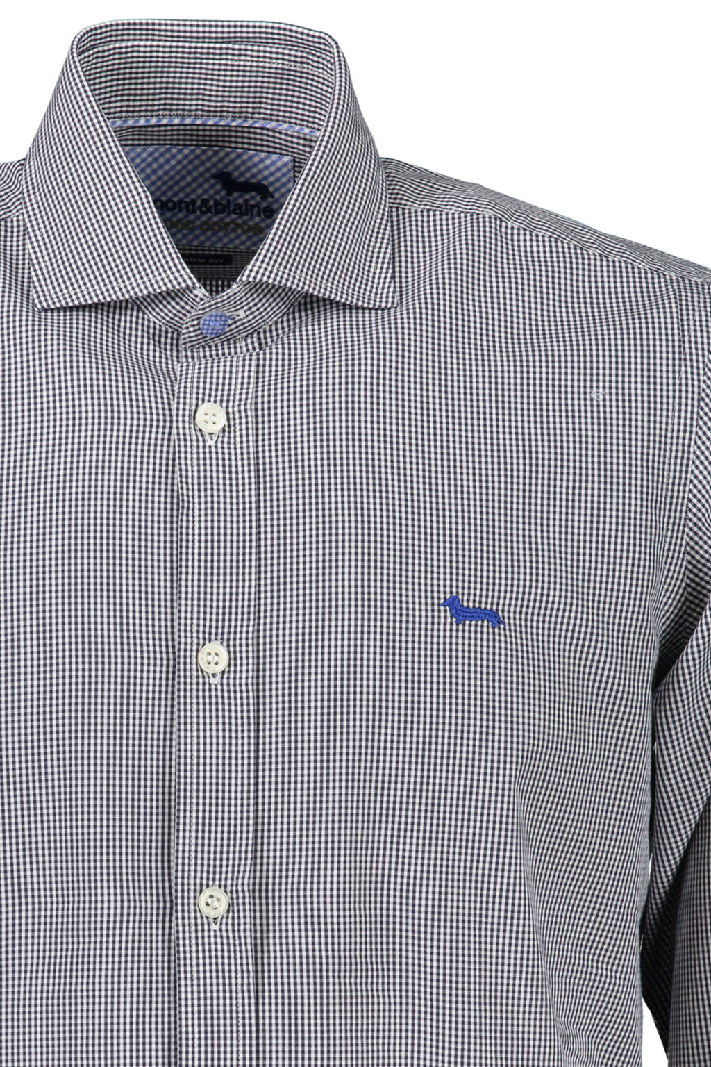 HARMONT & BLAINE MEN'S LONG SLEEVE SHIRT BLUE