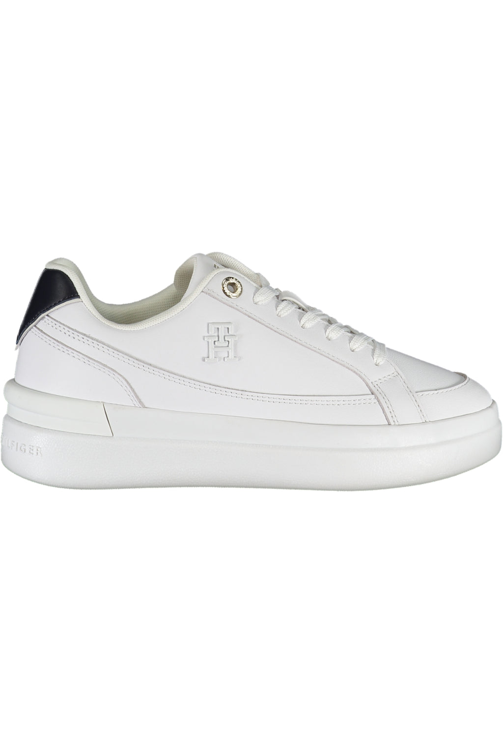 TOMMY HILFIGER WHITE WOMEN'S SPORTS SHOES