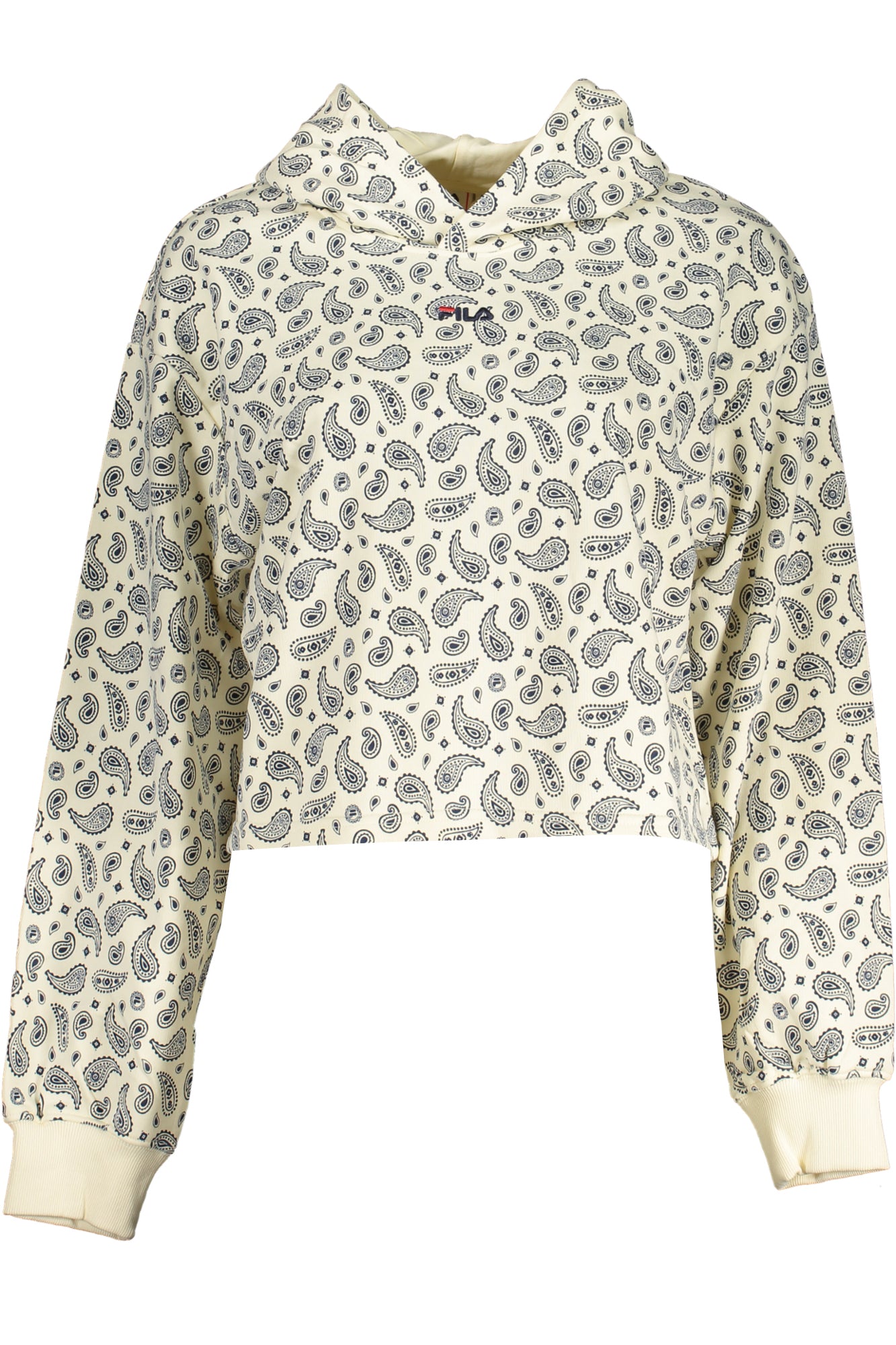 FILA WOMEN'S WHITE SWEATSHIRT WITHOUT ZIP