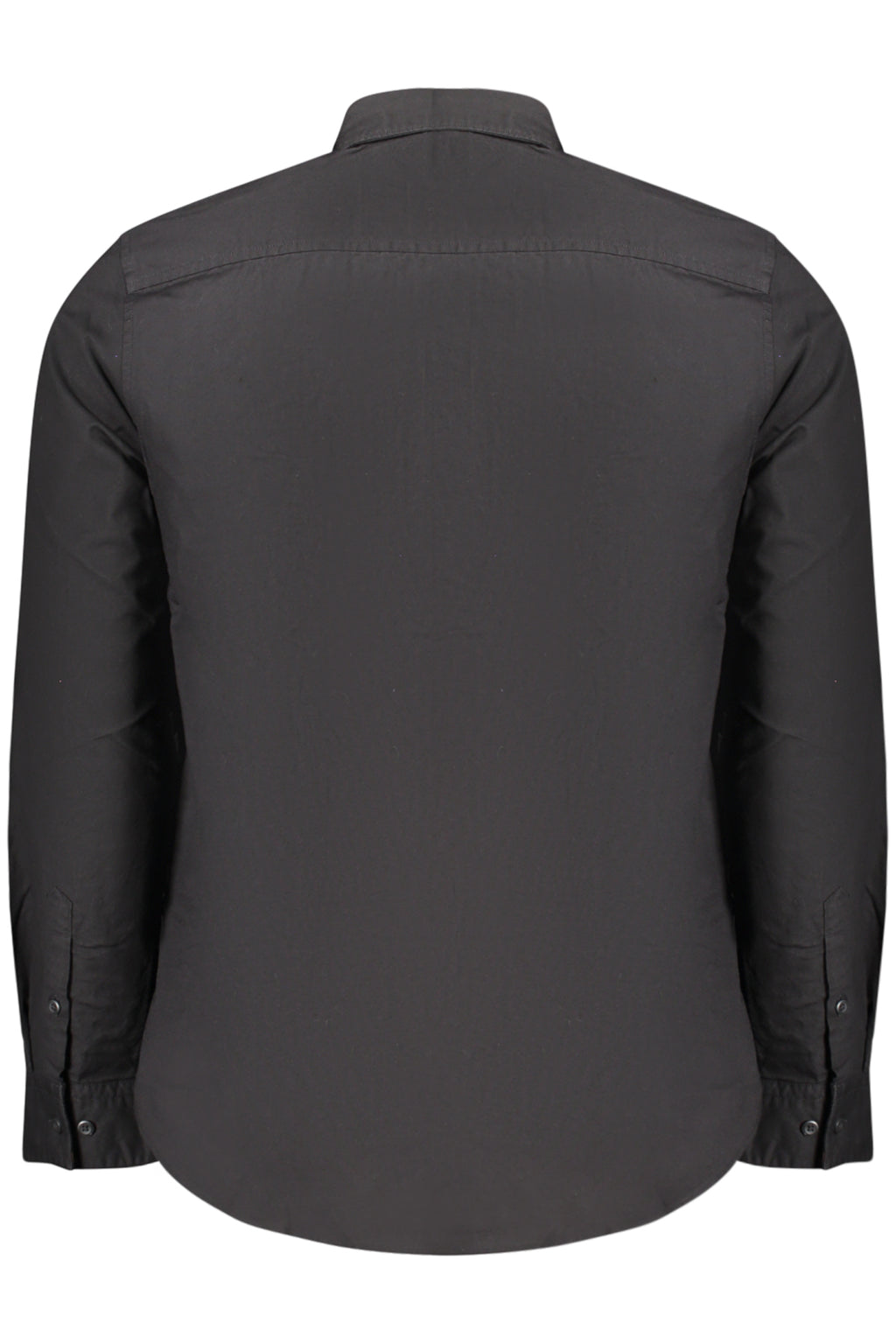 CALVIN KLEIN MEN'S LONG-SLEEVED SHIRT BLACK