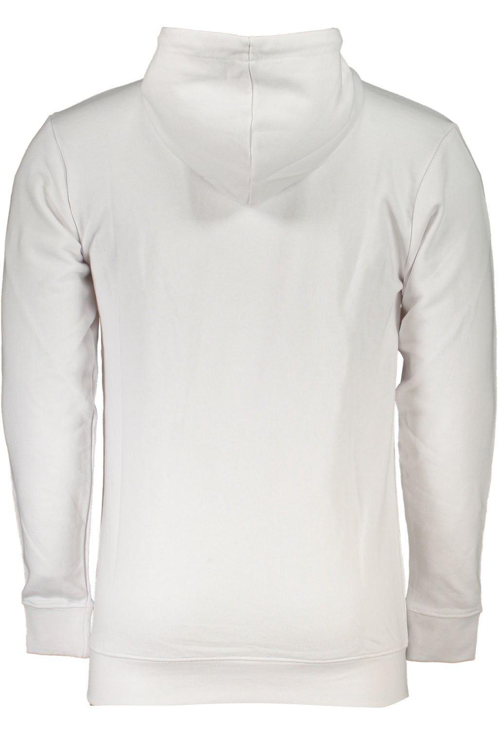 CAVALLI CLASS MEN'S WHITE ZIPLESS SWEATSHIRT