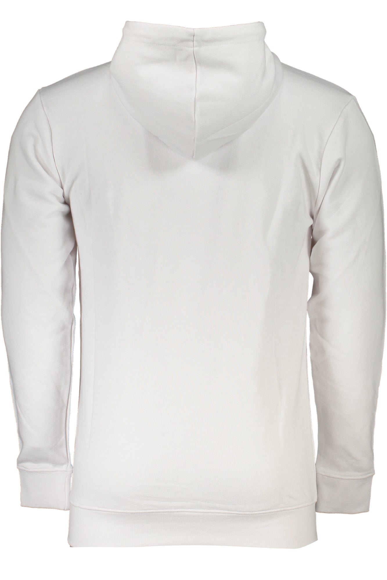 CAVALLI CLASS MEN'S WHITE ZIPLESS SWEATSHIRT
