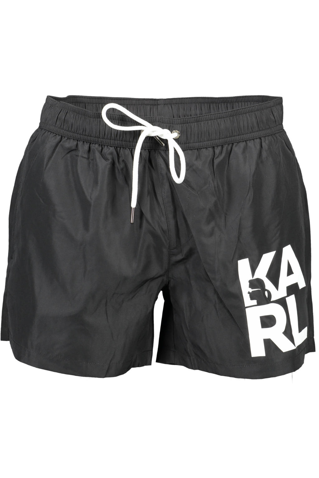 KARL LAGERFELD BEACHWEAR SWIMSUIT BLACK MEN'S BOTTOM