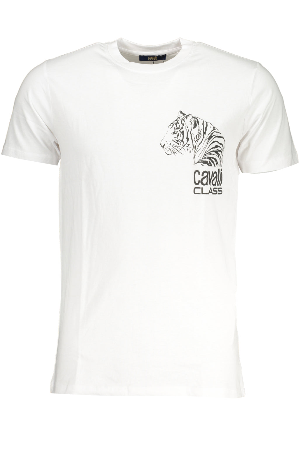 CAVALLI CLASS MEN'S SHORT SLEEVED T-SHIRT WHITE