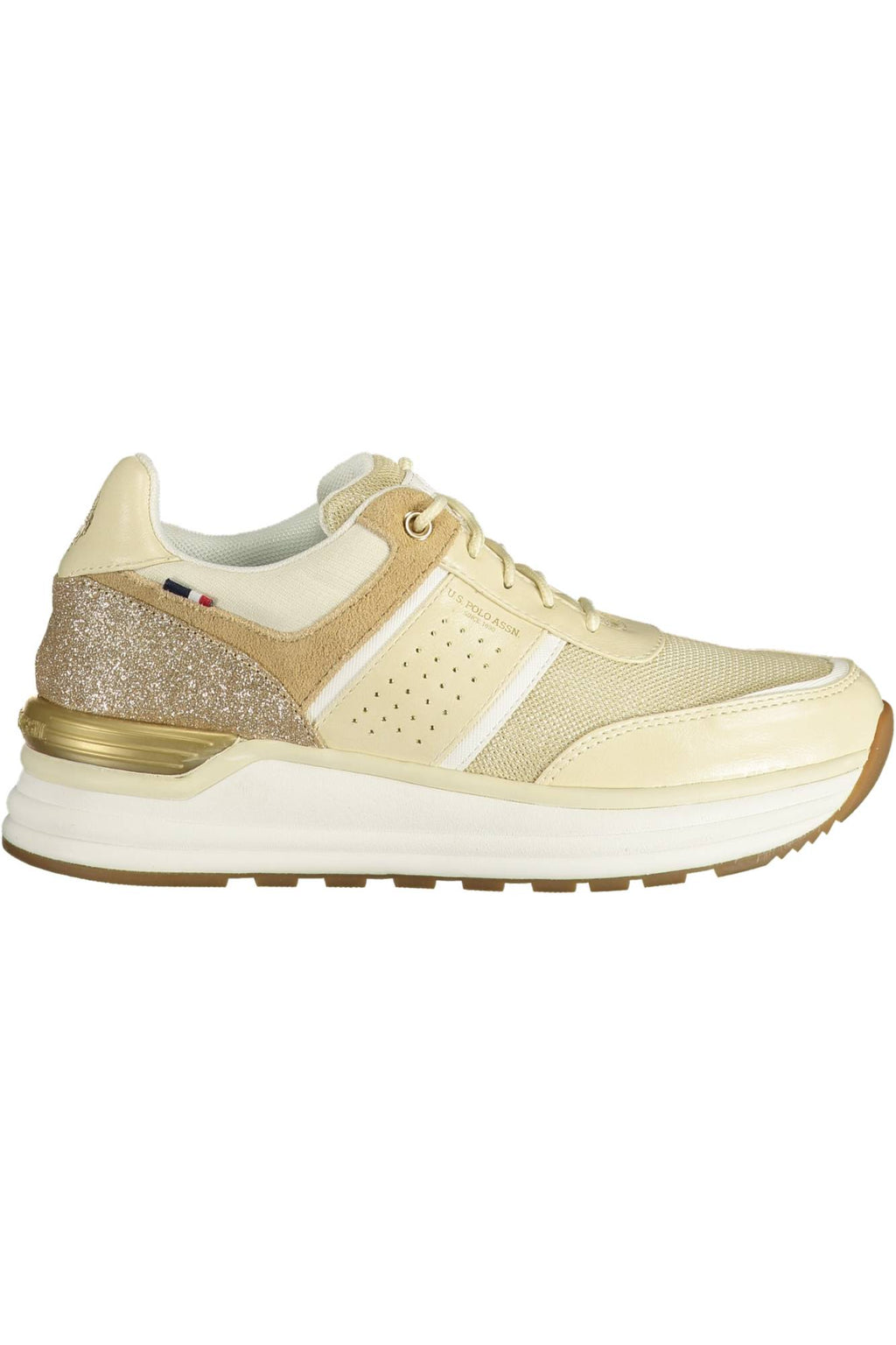 US POLO ASSN. BEIGE WOMEN'S SPORTS SHOES