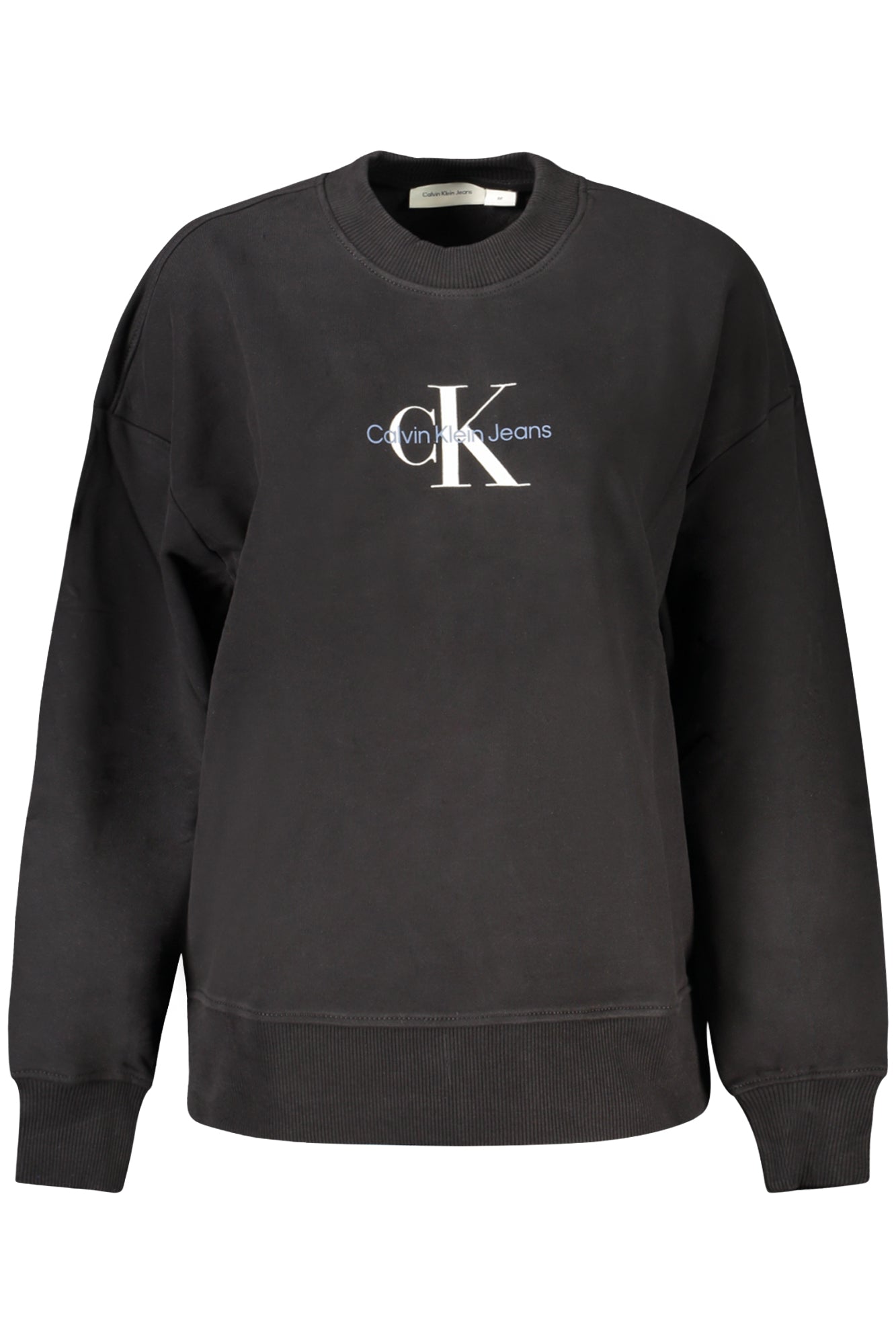 CALVIN KLEIN SWEATSHIRT WITHOUT ZIP WOMEN BLACK