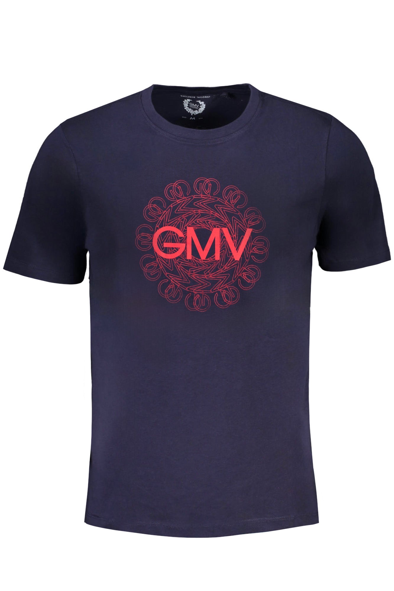 GIAN MARCO VENTURI MEN'S SHORT SLEEVED T-SHIRT BLUE