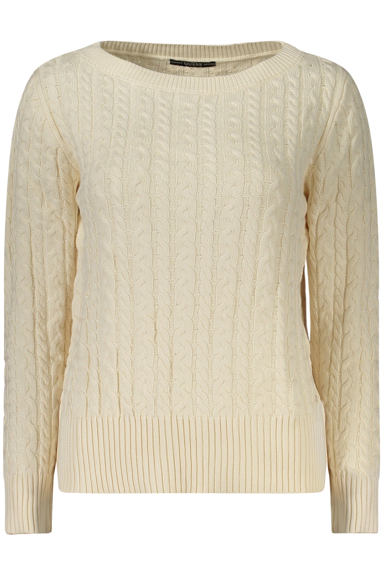 GUESS JEANS WOMEN'S WHITE SWEATER