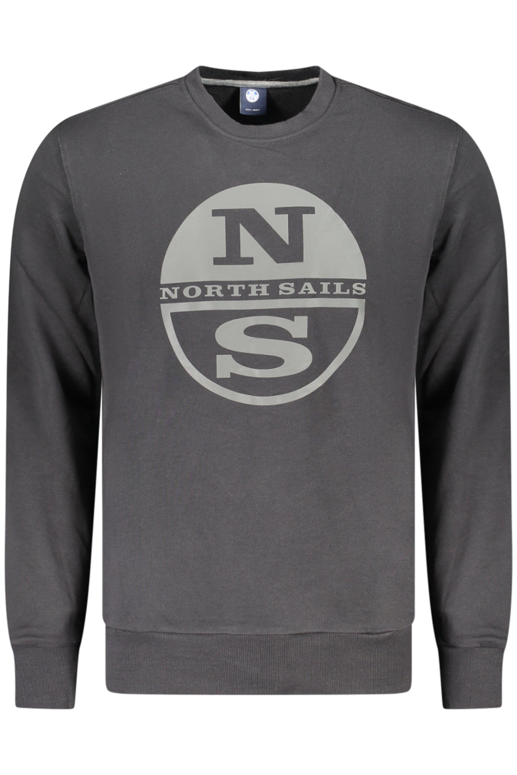 NORTH SAILS MEN'S BLACK ZIP-UP SWEATSHIRT
