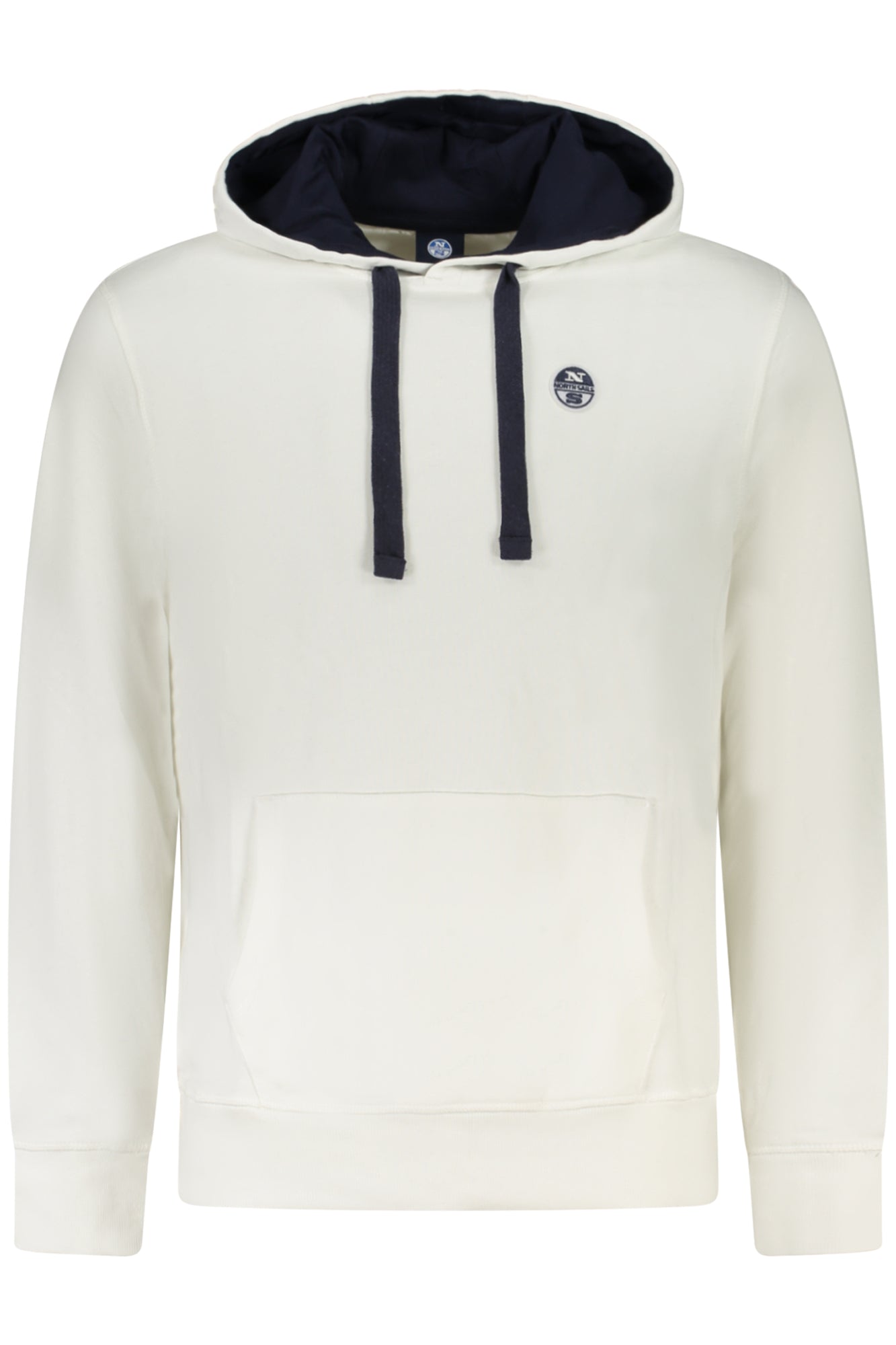 NORTH SAILS SWEATSHIRT WITHOUT ZIP MAN WHITE