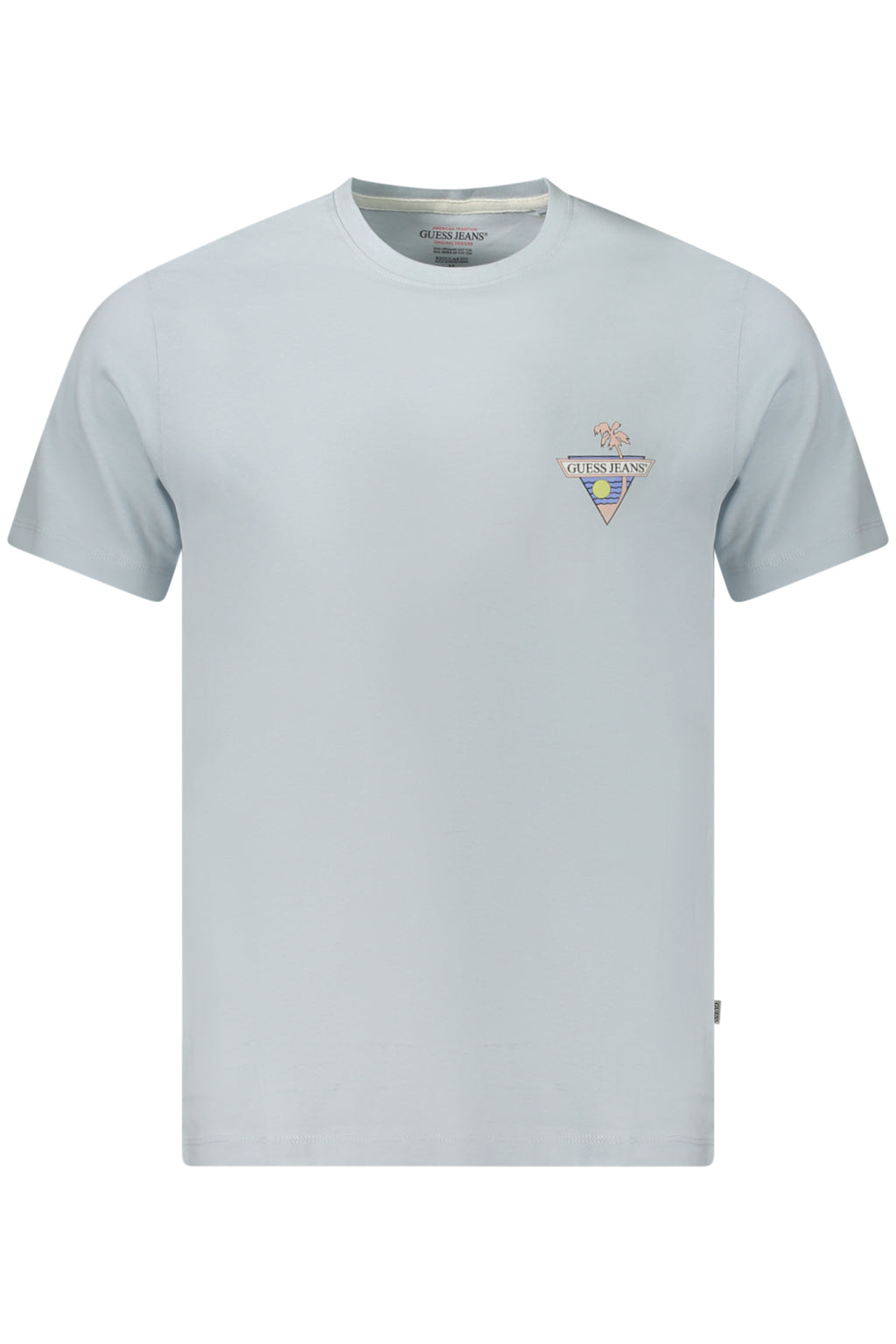 GUESS JEANS SHORT SLEEVE T-SHIRT MEN BLUE