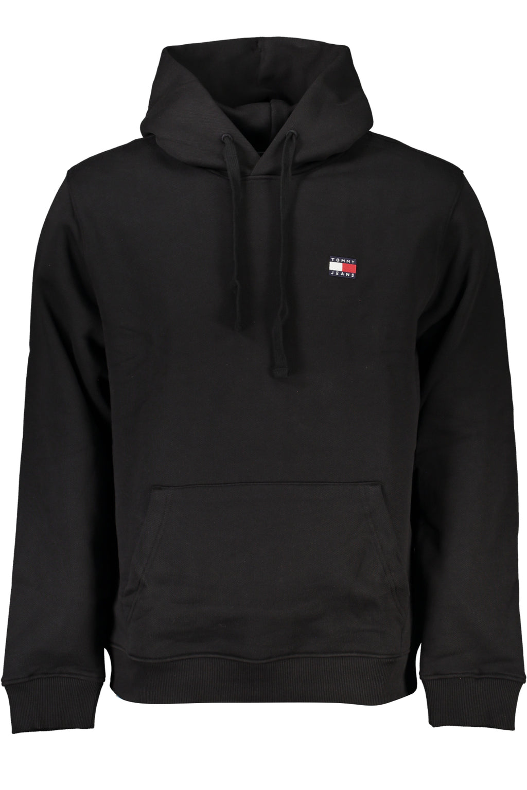 TOMMY HILFIGER MEN'S BLACK ZIPLESS SWEATSHIRT